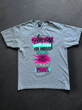 Vintage 2000s Stussy New York Los Angeles Tokyo T Shirt Hoodie, Sweatshirt | FlexRushtees.com