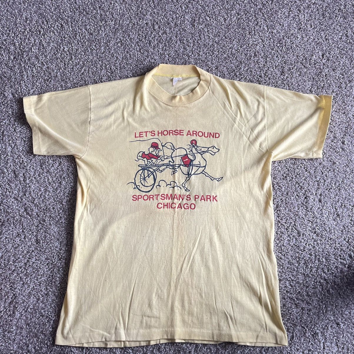 Crazy True Vintage 60s Lets Horse Around Tee