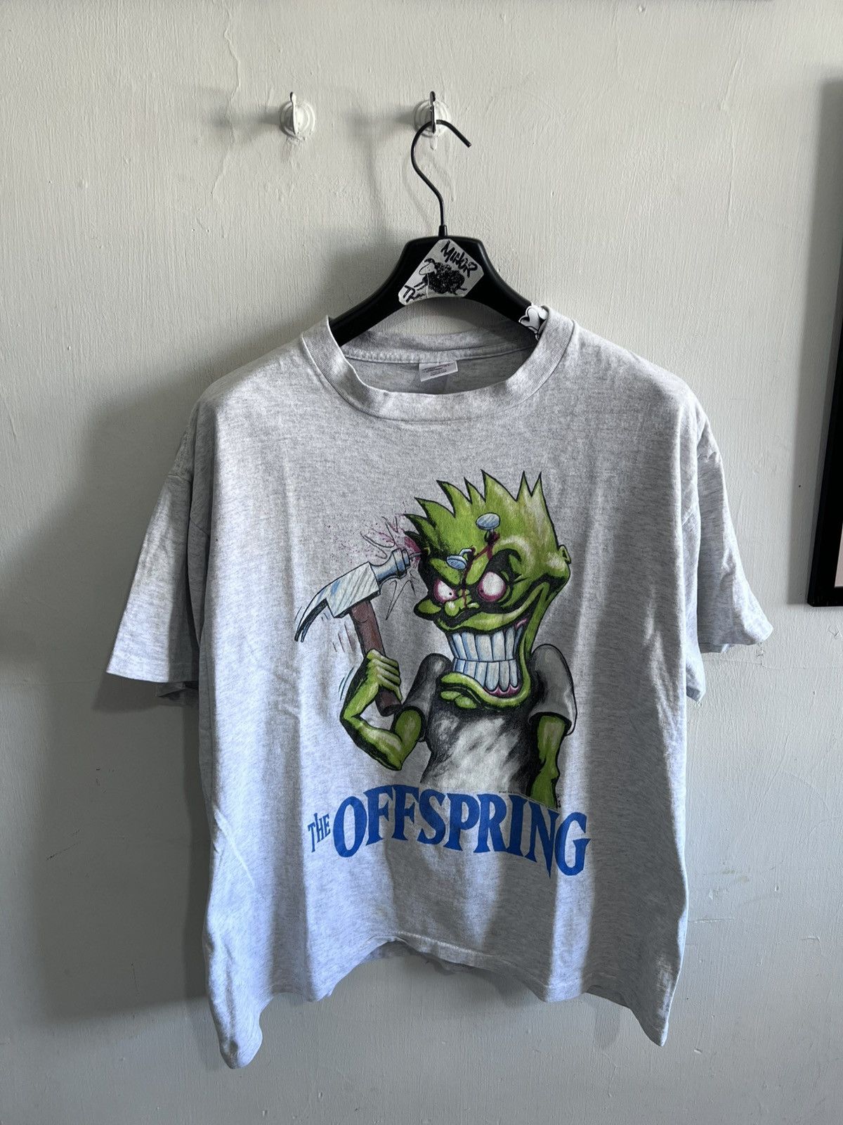 Brockum X Vintage The Offspring 90s Tshirt Hammered Hoodie, Sweatshirt | FlexRushtees.com
