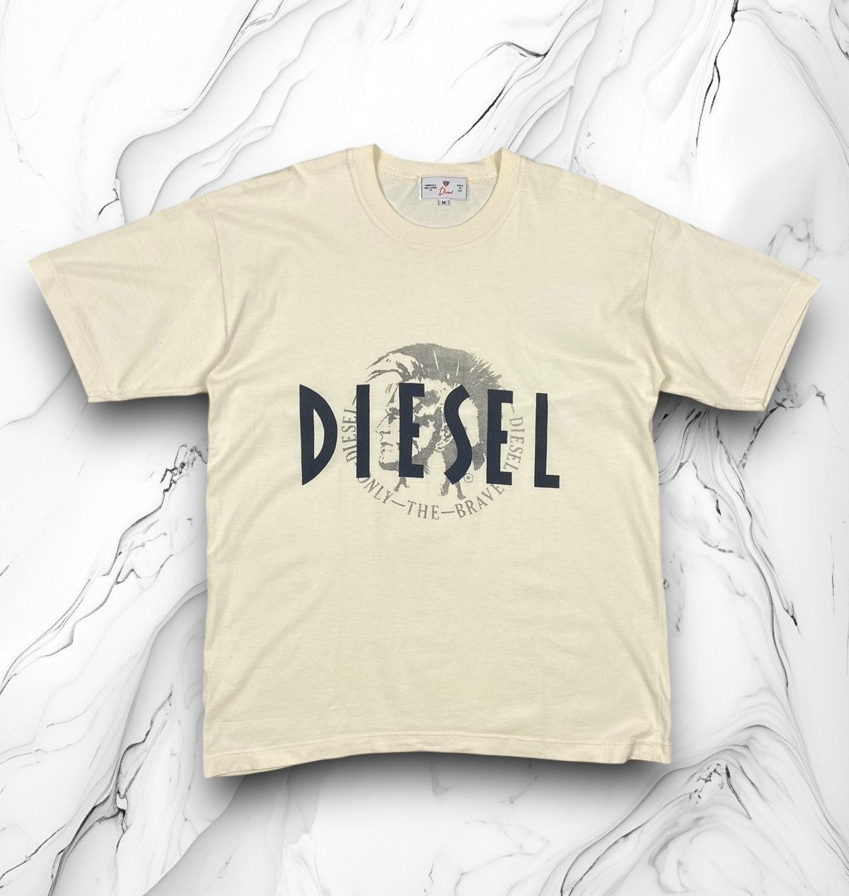 Vintage 90s Diesel Big Logo Punk Bootleg T Shirt Size M Hoodie, Sweatshirt | FlexRushtees.com