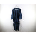 Vintage 60s 70s Streetwearfaded Velour Belted Bath Robe