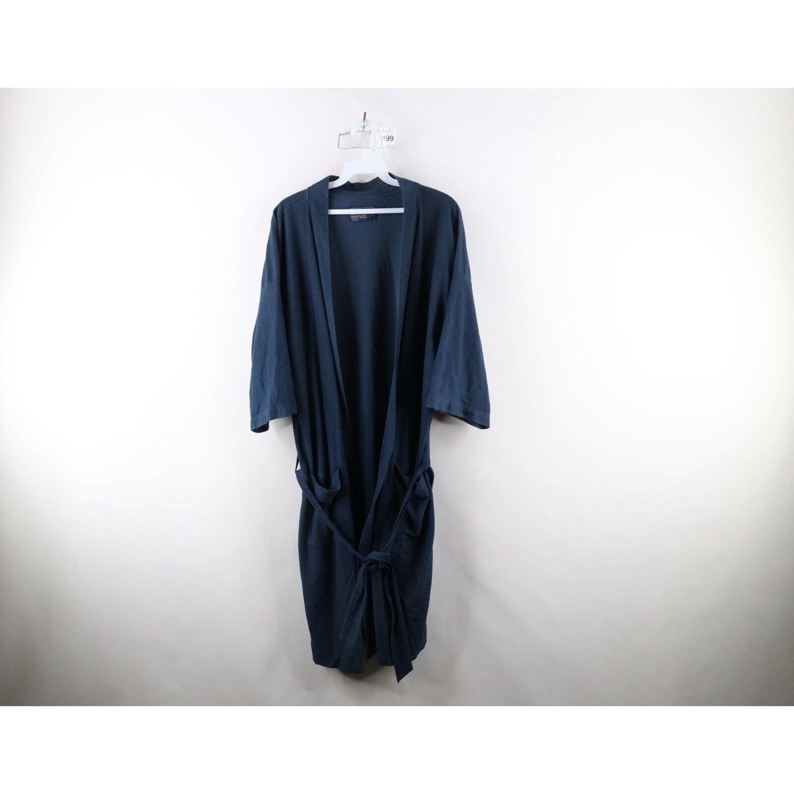 Vintage 60s 70s Streetwearfaded Velour Belted Bath Robe