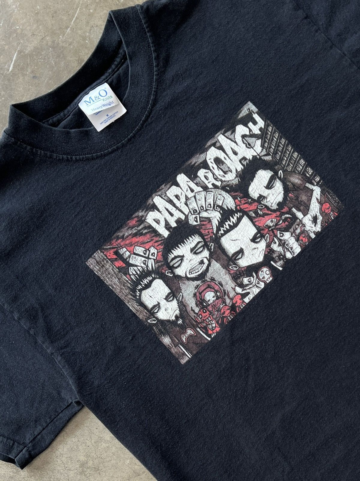 Vintage Y2k Papa Roach Band Tee Medium Hoodie, Sweatshirt | FlexRushtees.com