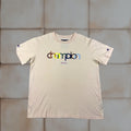 Champion Mens Double Logo Tee Xl Rainbow Cotton T Shirt User Kith X Champion Mens Double Hoodie, Sweatshirt