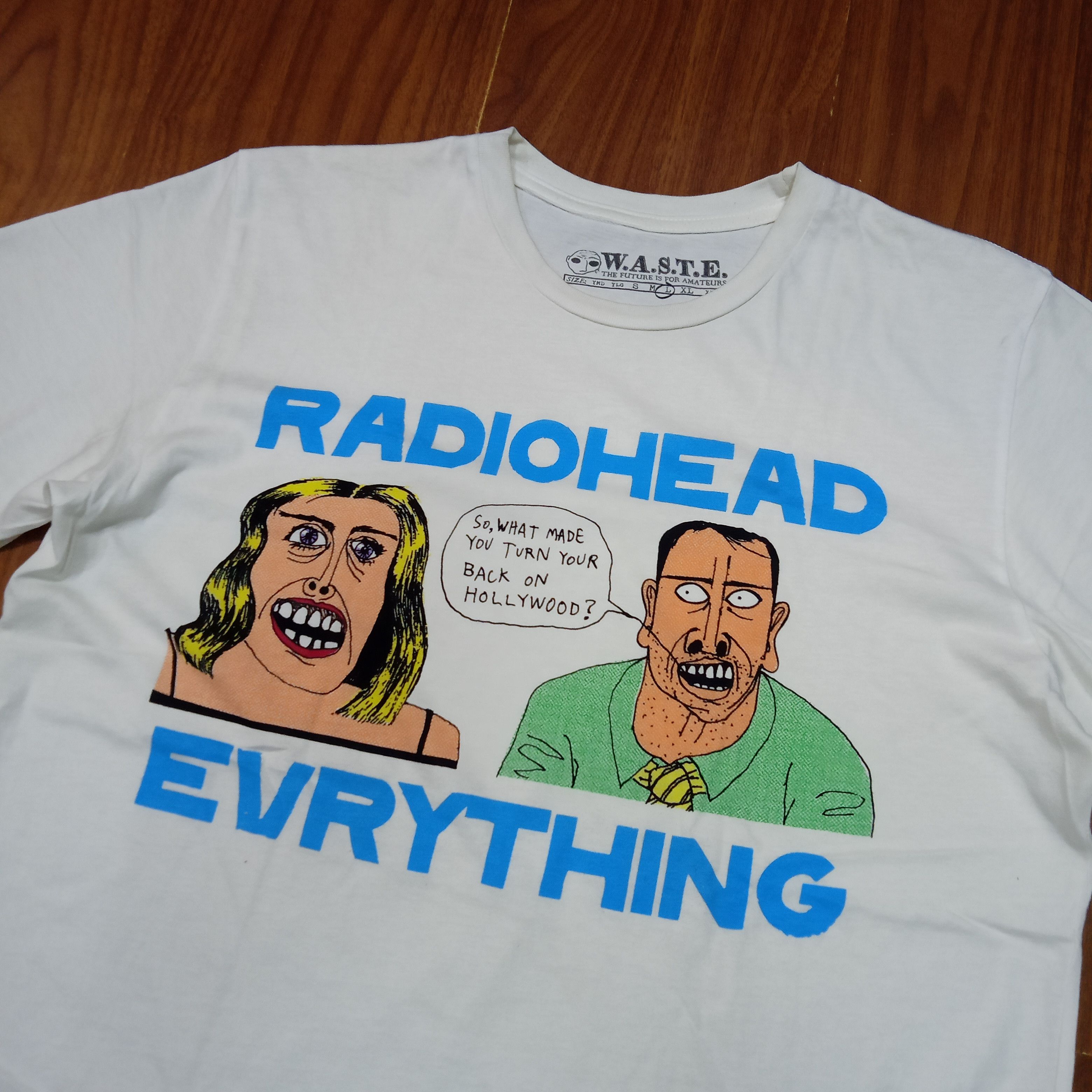 Band Tees Radiohead Waste T Shirt Hoodie, Sweatshirt | FlexRushtees.com