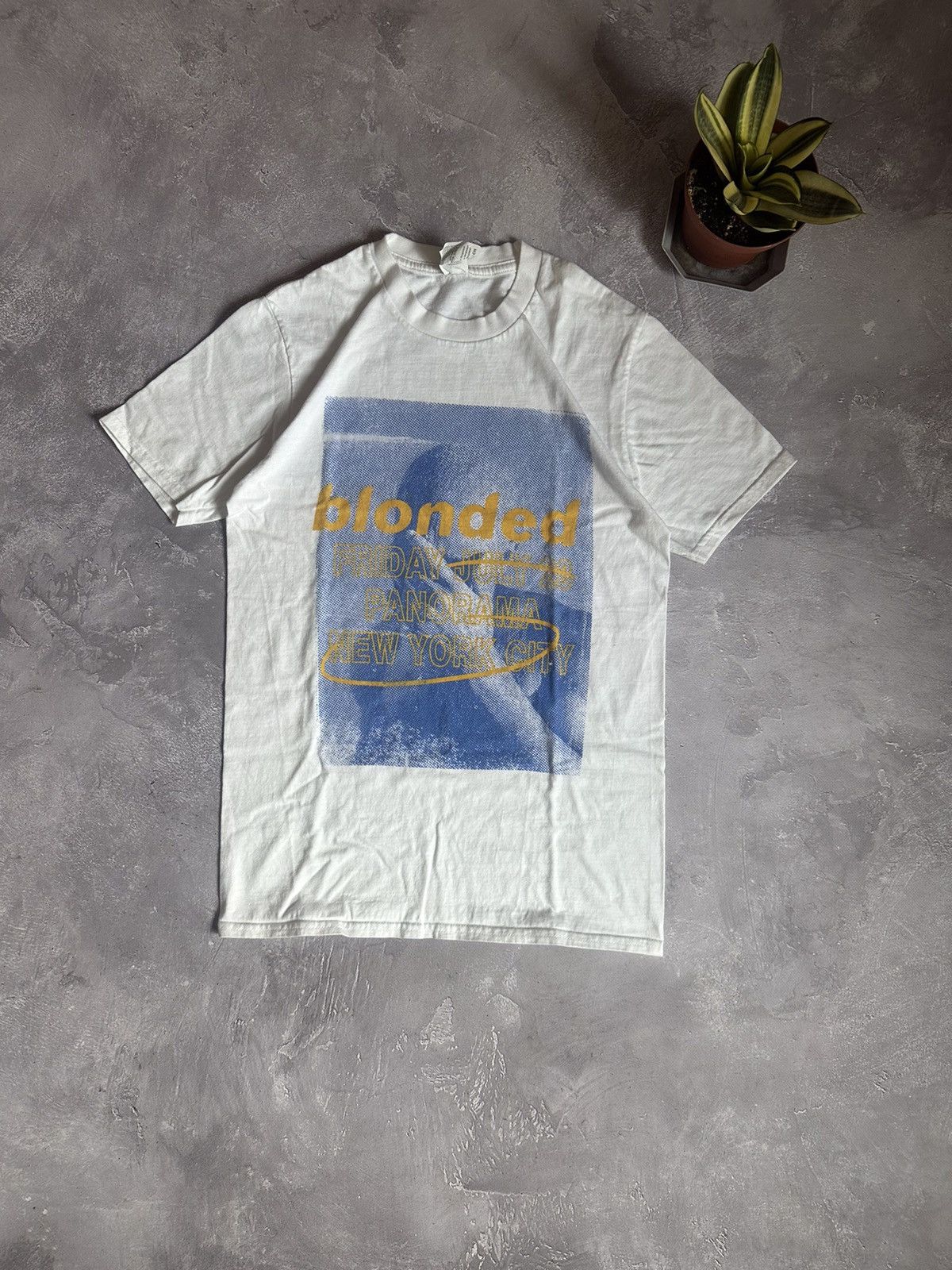 Frank Ocean Rare Blonded Frank Ocean Tour Merch White T Shirt