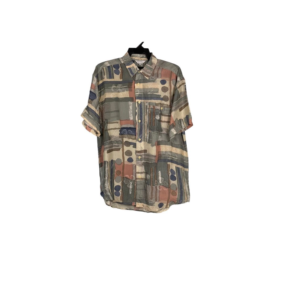 Designer Vintage Spring Italy Silk Shirt Hoodie, Sweatshirt | FlexRushtees.com