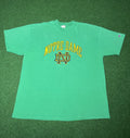 Champion Vintage 90s Notre Dame Irish Green Champion Retro T Shirt Hoodie, Sweatshirt | FlexRushtees.com