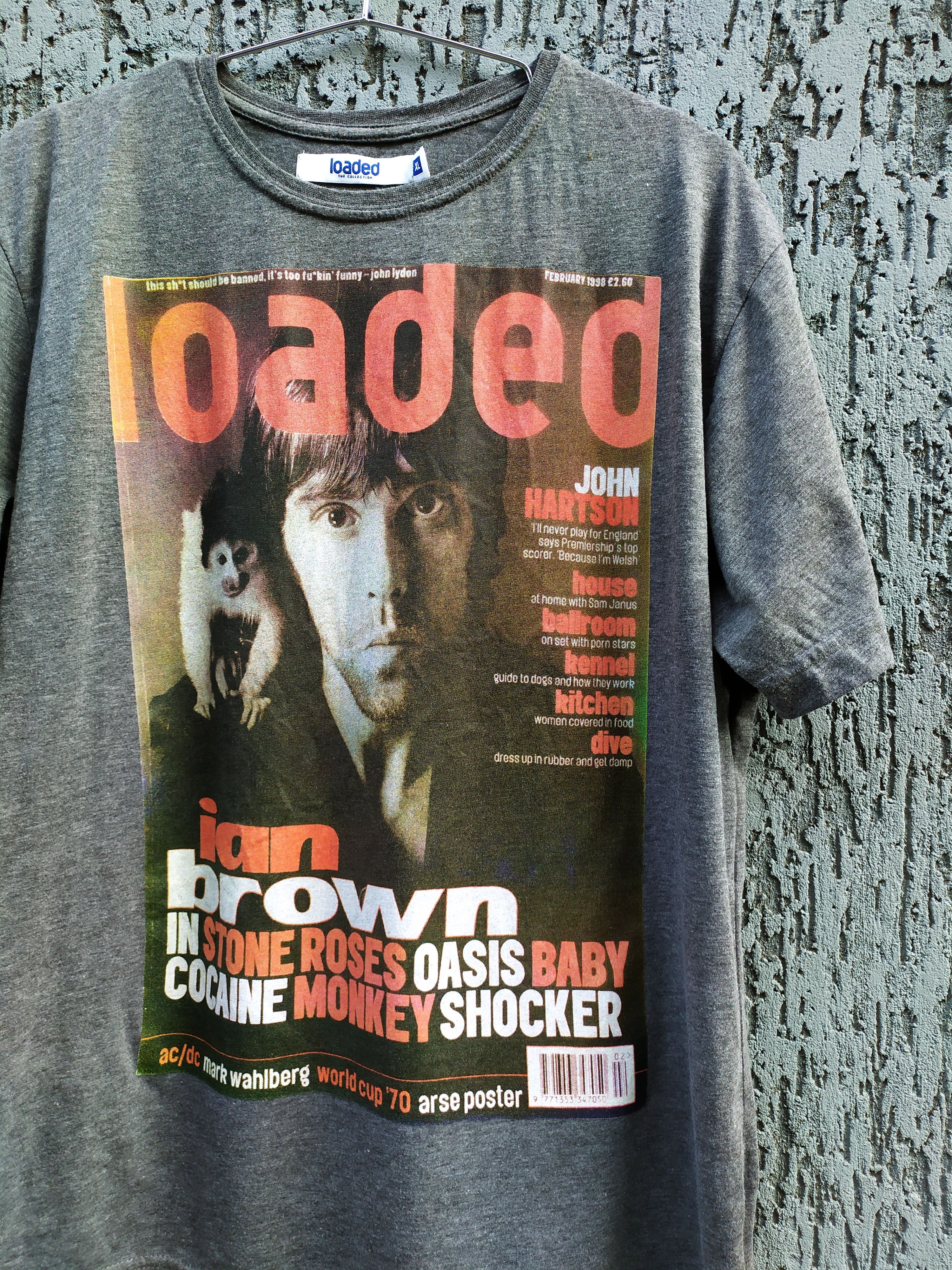 Band Tees Loaded Ian Brown Stone Roses T Shirt Hoodie, Sweatshirt | FlexRushtees.com