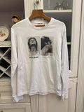 Lang Helmut Lang White Long Sleeve T Shirt Artist Series