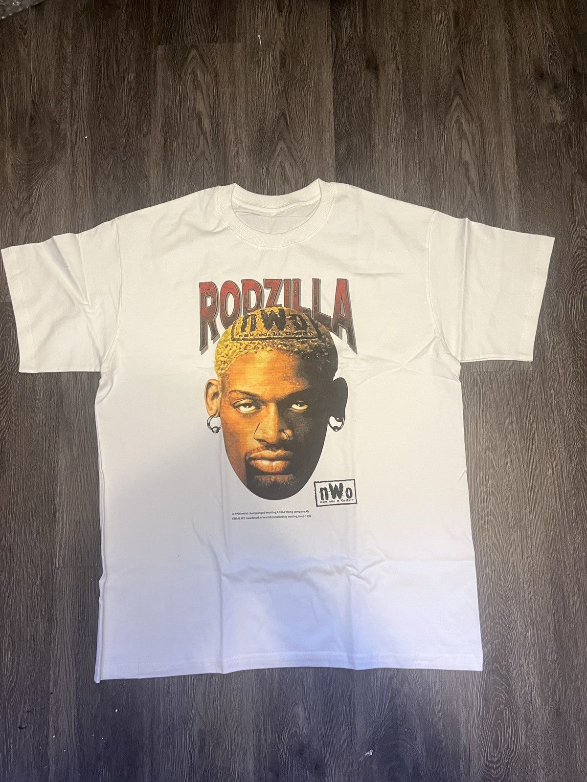 Vintage Dennis Rodman Rodzilla Vintage 90s Bulls Custom Tee Shirt Hoodie, Sweatshirt | FlexRushtees.com
