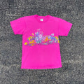 Vintage 1990 Flower Field Wrap Around Print T Shirt