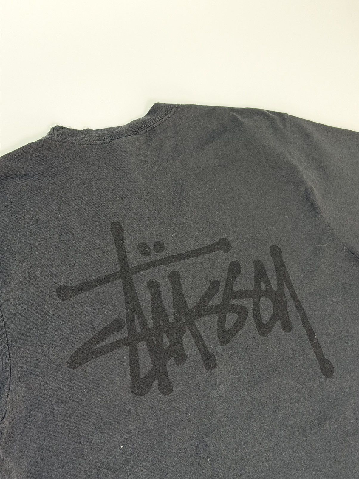 Unreleased Sample Stussy Black Logo Tee Hoodie, Sweatshirt | FlexRushtees.com