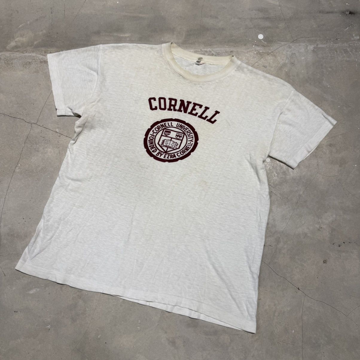 Other Vintage 60s Cornell University T Shirt Champion Single Stich