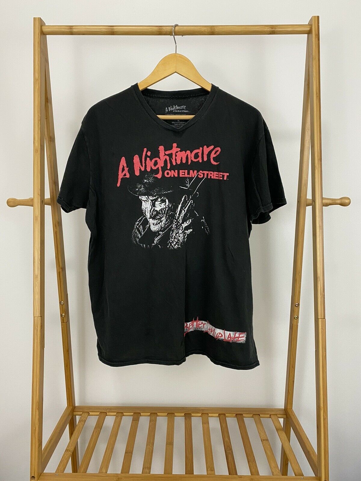 Vintage Y2k A Nightmare On Elm Street Freddy Jason Faded T Shirt Xl