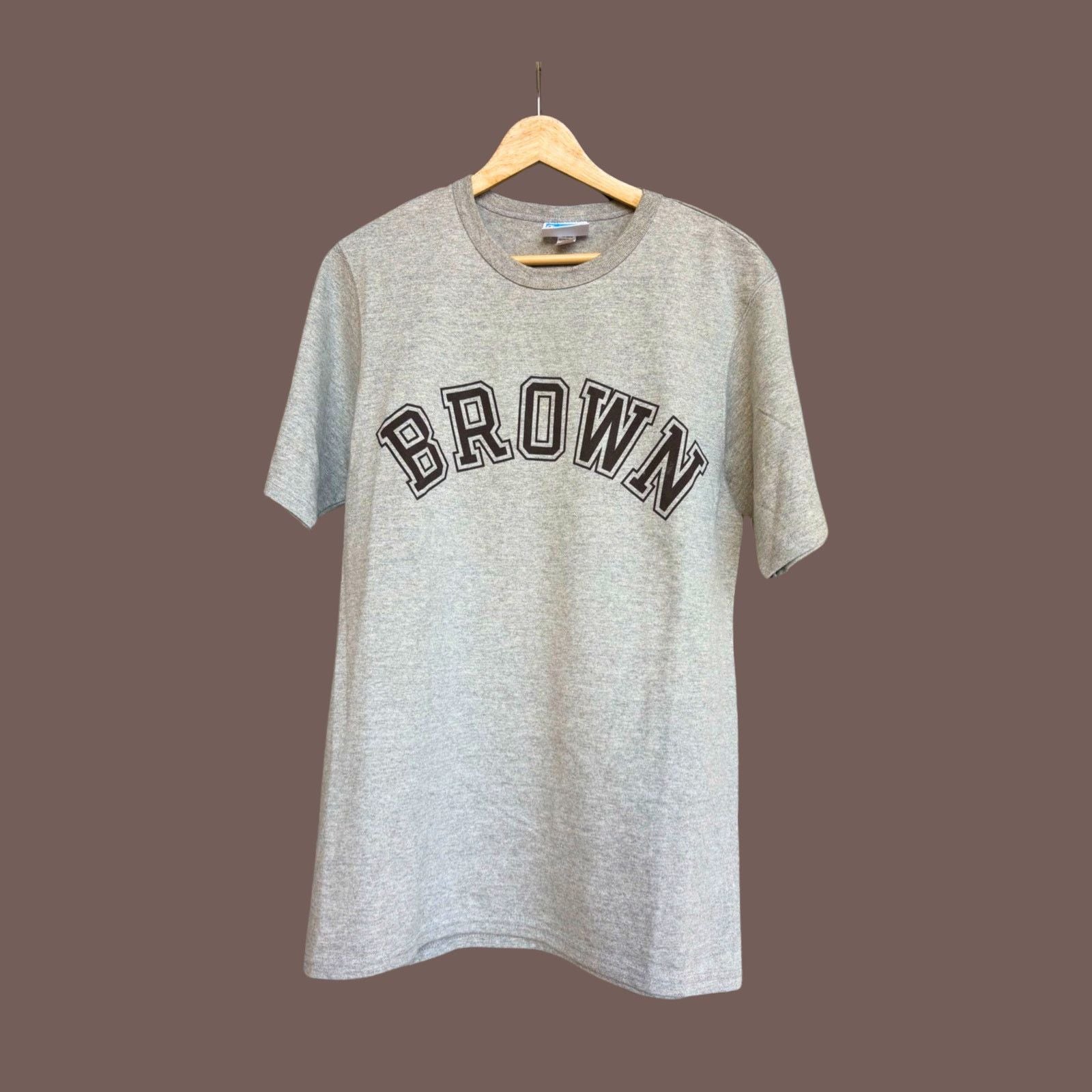 Champion Vtg College Tee Champion Gray Brown University Y2k Ivy Hoodie, Sweatshirt | FlexRushtees.com