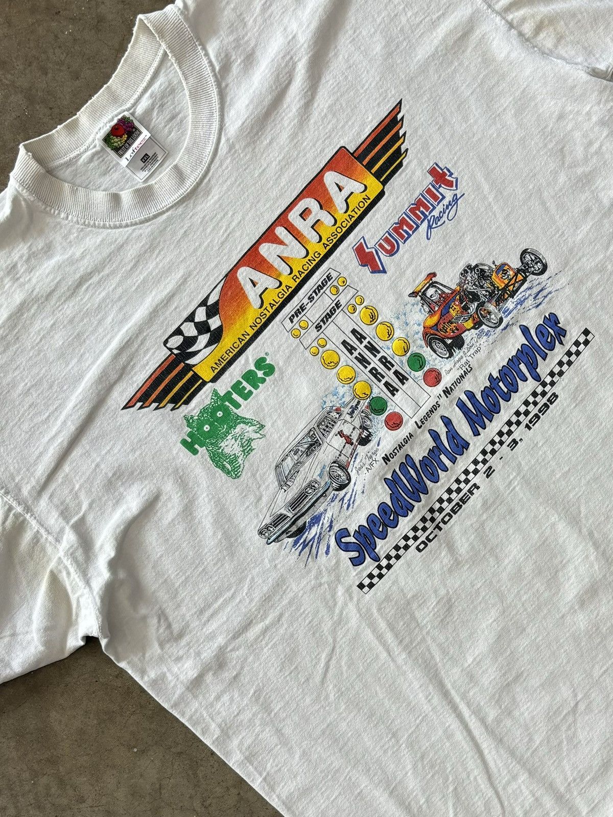 Vintage 1998 Anra Speedworld Motorplex Tee Xxl Hoodie, Sweatshirt | FlexRushtees.com