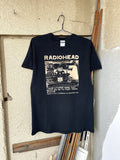 Band Tees Vintage 00s Radiohead Waste Rock Band T Shirt Faded Black Hoodie, Sweatshirt | FlexRushtees.com
