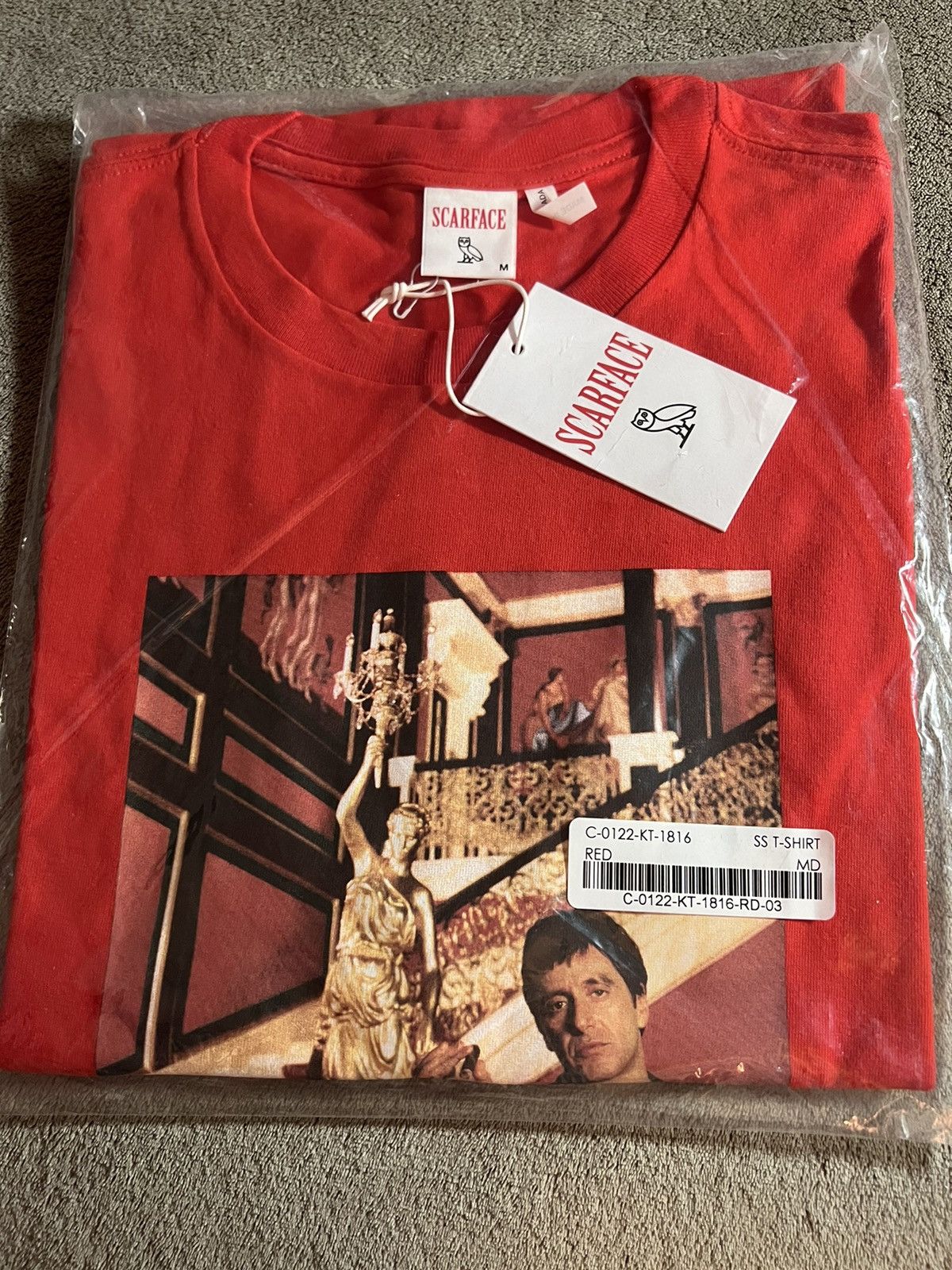 October S Very Own Rare Ovo X Scarface Tony Montana T Shirt Tee Brand New