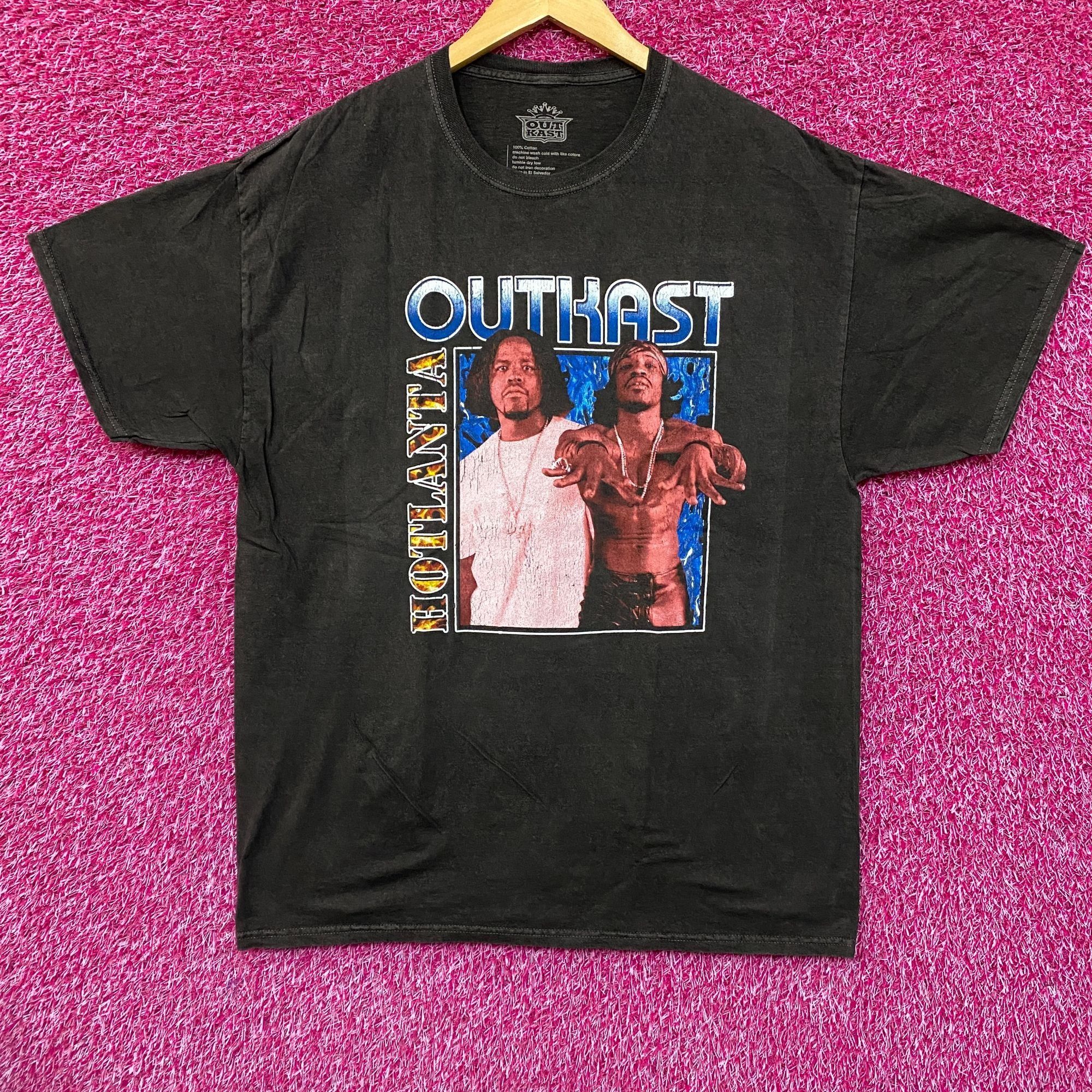 Outkast Hotlanta Retro Graphic Design T Shirt Large Hoodie, Sweatshirt | FlexRushtees.com