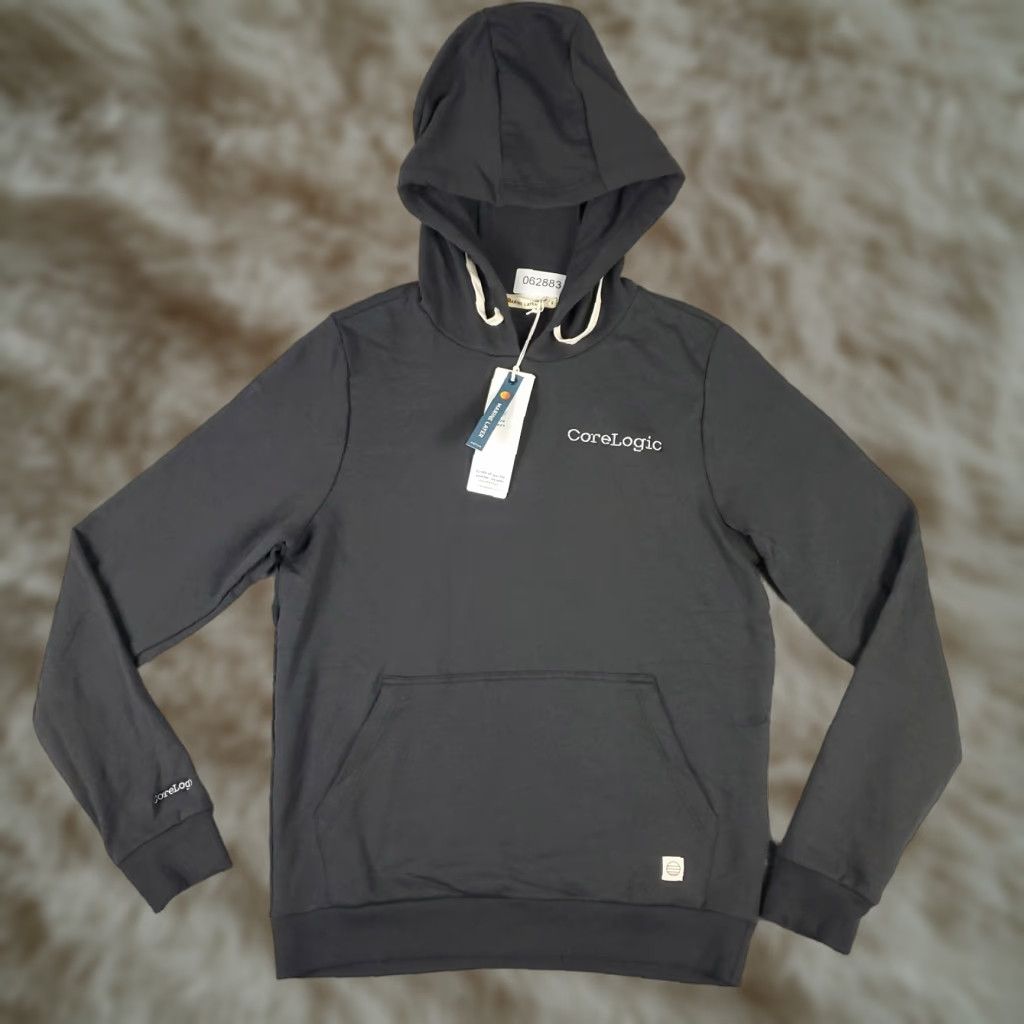 Layer Vintage Marine Layer Hoodie Mens Small Pullover Sweatshirt Fall Winter Gray Logo Authen T-Shirts | FlexRushtees.com