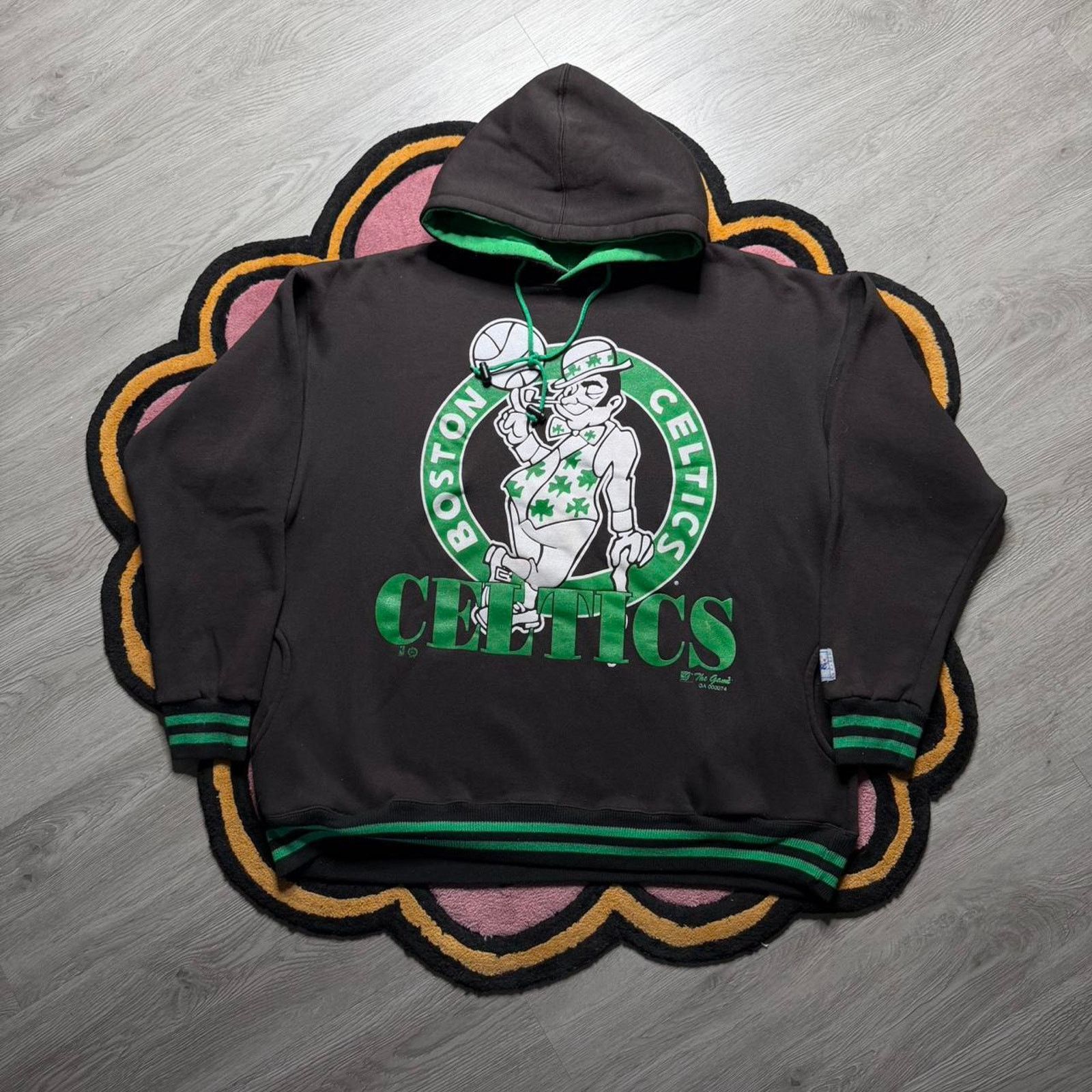 Vintage 90 S The Game Boston Celtics Graphic Pullover Hoodie T-Shirts, Sweatshirt | FlexRushtees.com