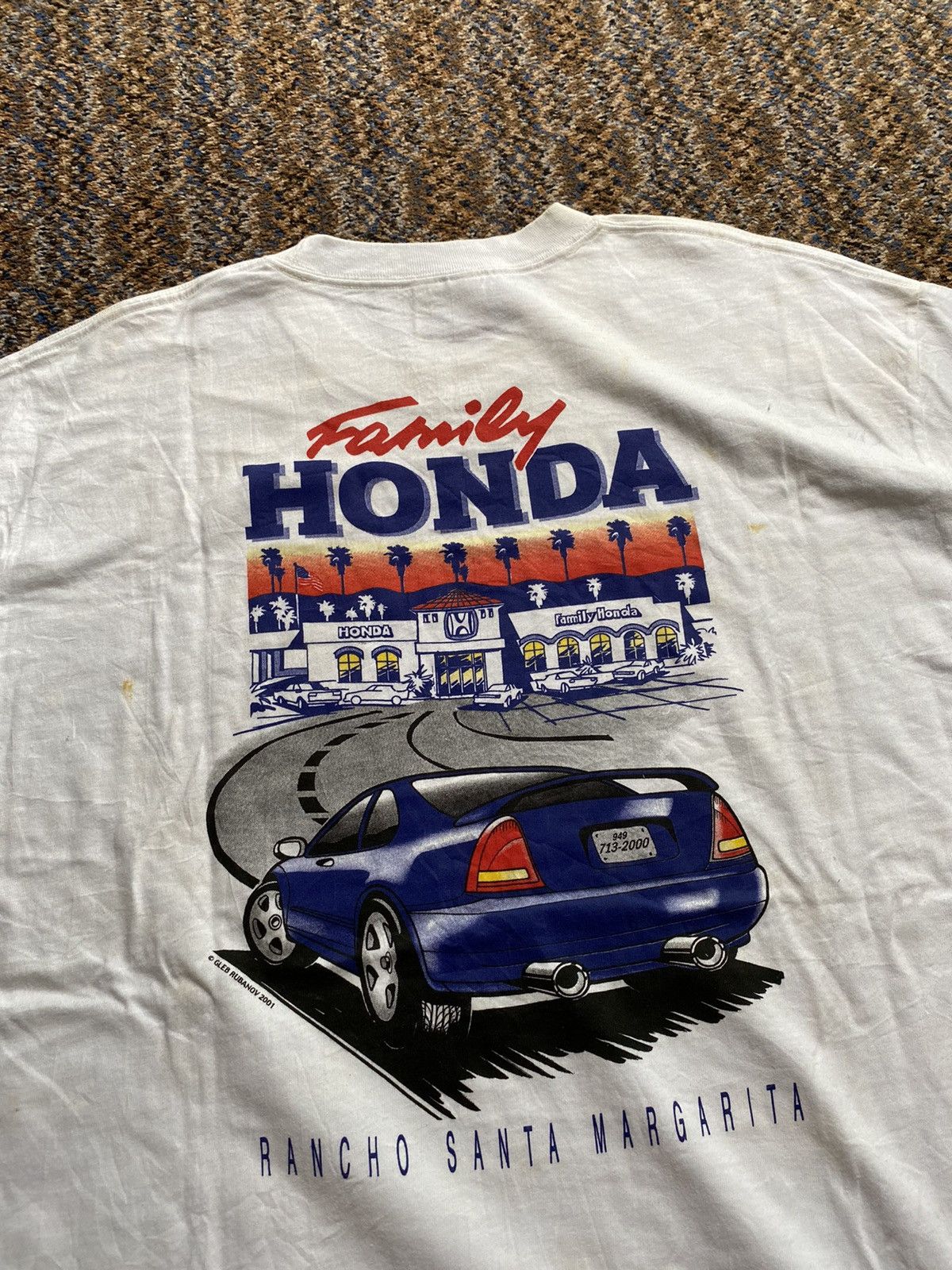 Vintage Y2k 01 Family Honda Civic Coupe Car Promo Tee Hoodie, Sweatshirt | FlexRushtees.com