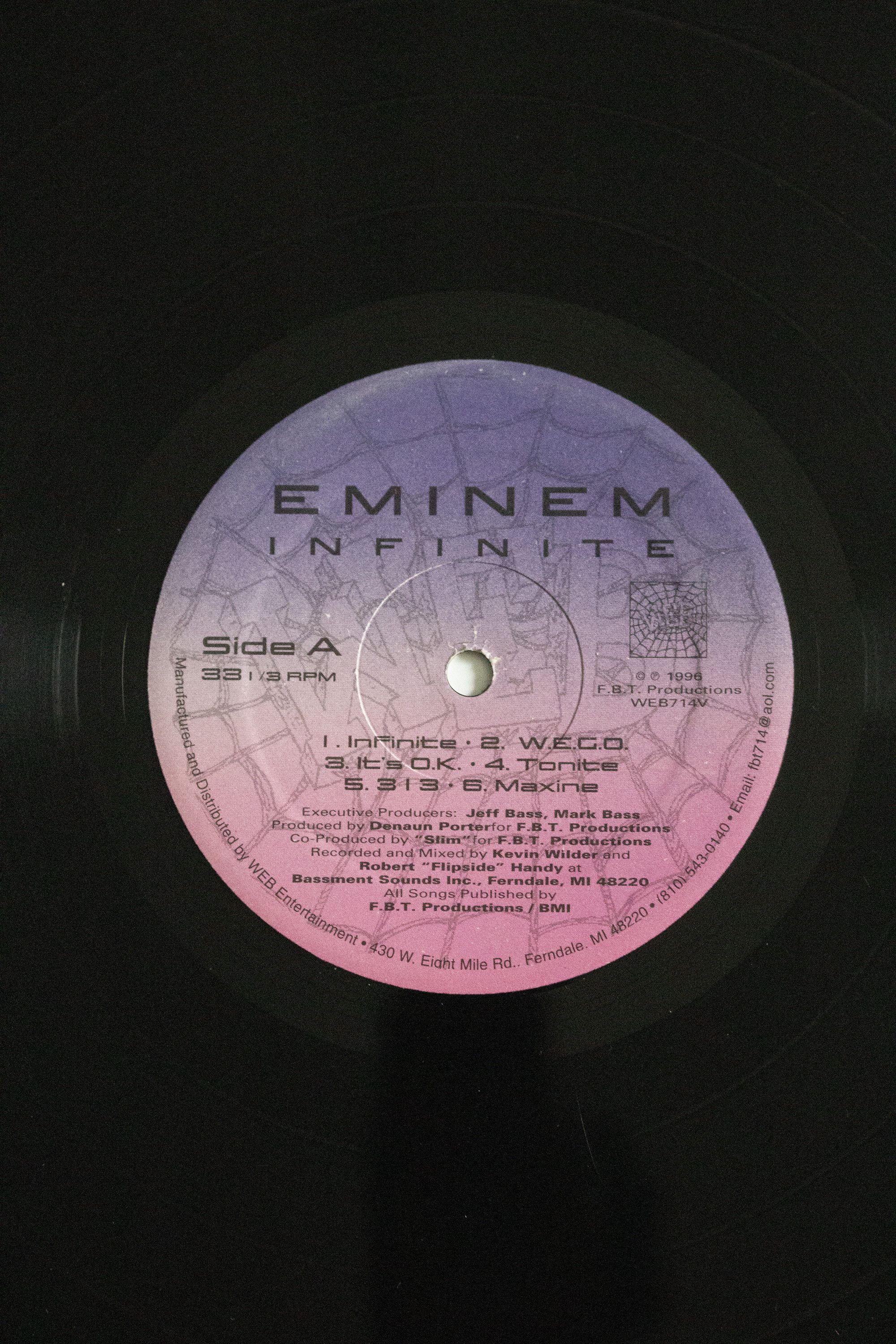 Eminem Infinite Original 1996 Vinyl T-Shirts, Hoodie, Sweatshirt | FlexRushtees.com