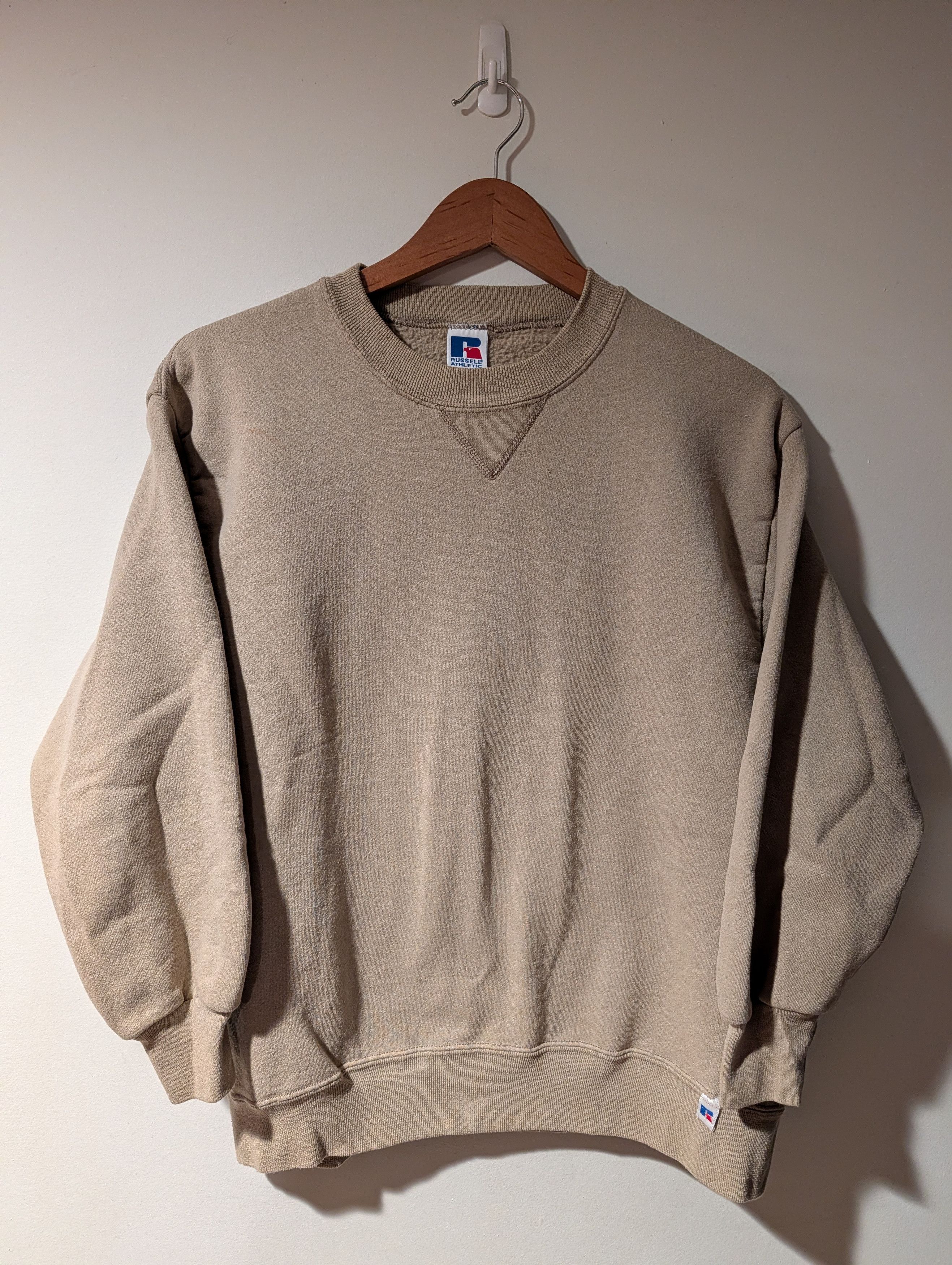Russell Athletic Vintage 90s Russell Athletic Blank Crewneck Sweatshirt Boxy