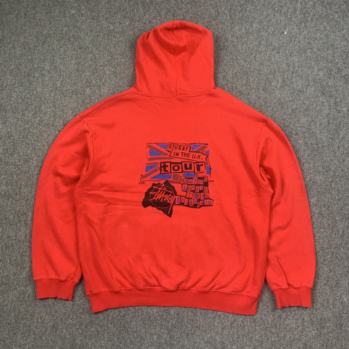 Vintage Stussy Sex Pistols Anarchy In The Uk Tour Hoodie T-Shirts, Sweatshirt | FlexRushtees.com