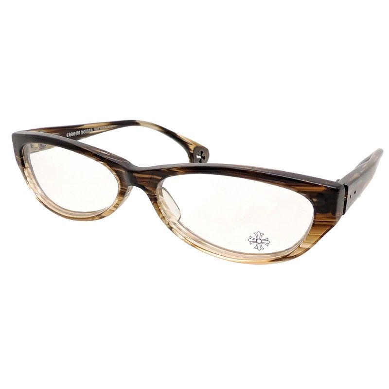 Hearts Chrome Hearts Edith Plastic Glasses Brown