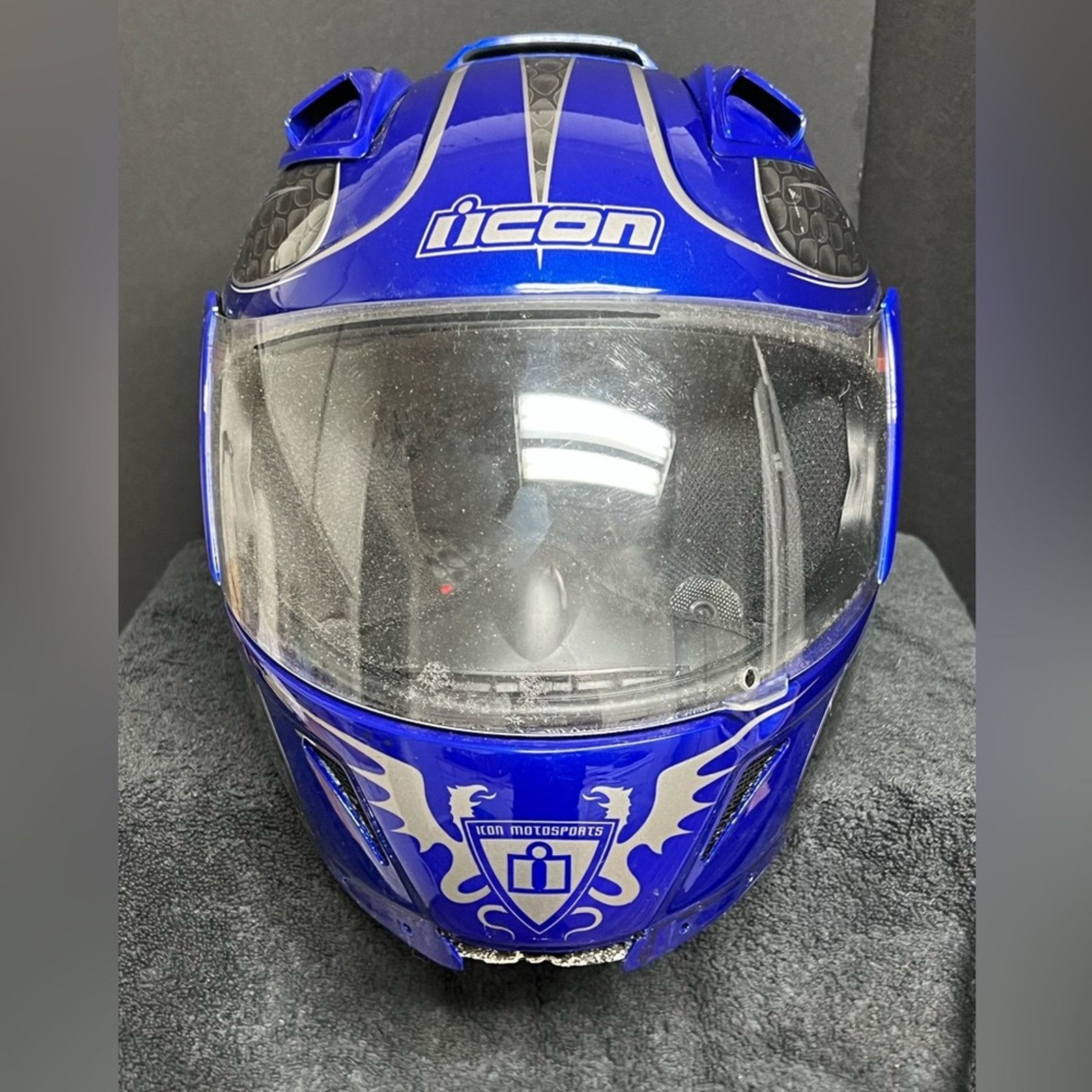 Motorsports Icon Domain 2 Motorcycle Helmet Dragons Blue Small T-Shirts, Hoodie, Sweatshirt | FlexRushtees.com