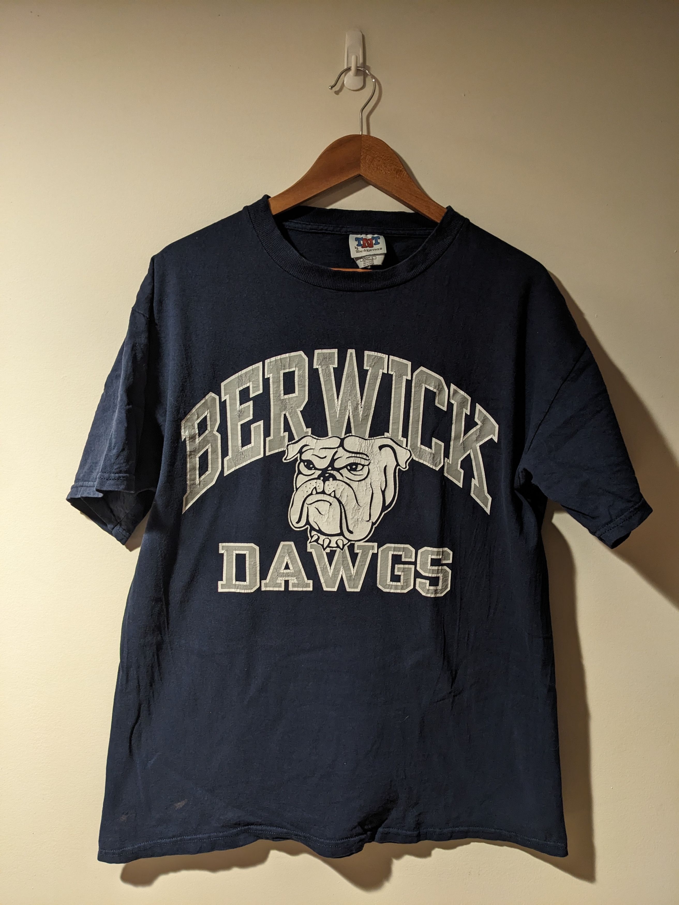 Other Vintage 90s Berwick Dawgs High School Pennsylvania T Shirt Hoodie, Sweatshirt | FlexRushtees.com
