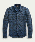 Rrl Ralph Lauren Southwestern Corduroy Work Shirt Aztec Indian Serape