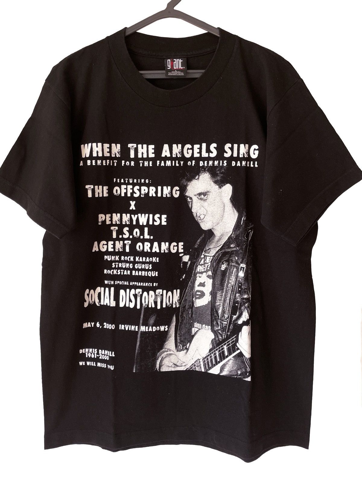 Giant Rare Vintage 2000 Social Distortion Pennywise And Offspring T-Shirts, Hoodie, Sweatshirt | FlexRushtees.com