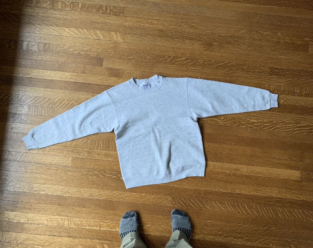 90s Vintage Hanes Made In Usa Heather Grey Crewneck Sweater