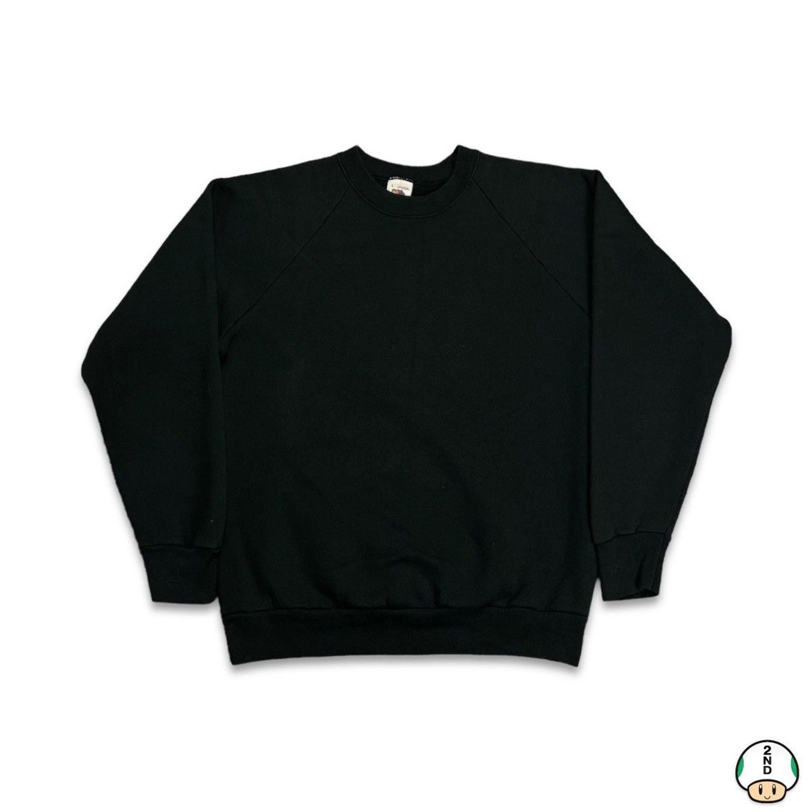 Vintage Fruit Of The Loom Blank Sweatshirt Usa 90s Pullover