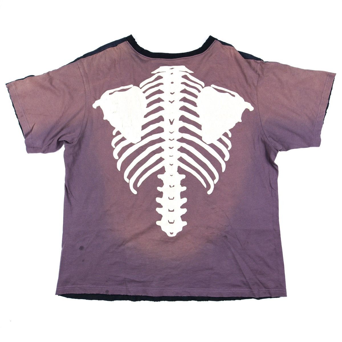 Kapital Skeleton Tee Purple Navy Hoodie, Sweatshirt | FlexRushtees.com