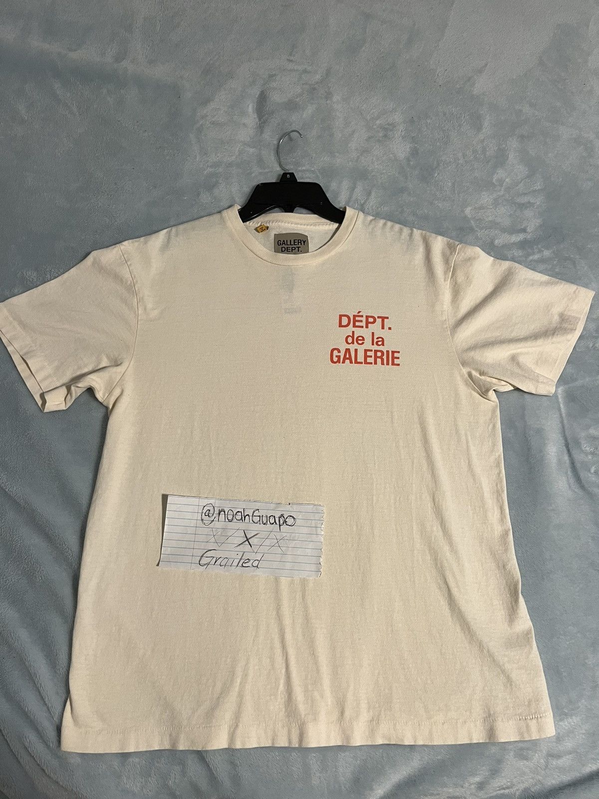 Dept Gallery Dept French Tee Cream Size M New Hoodie, Sweatshirt | FlexRushtees.com