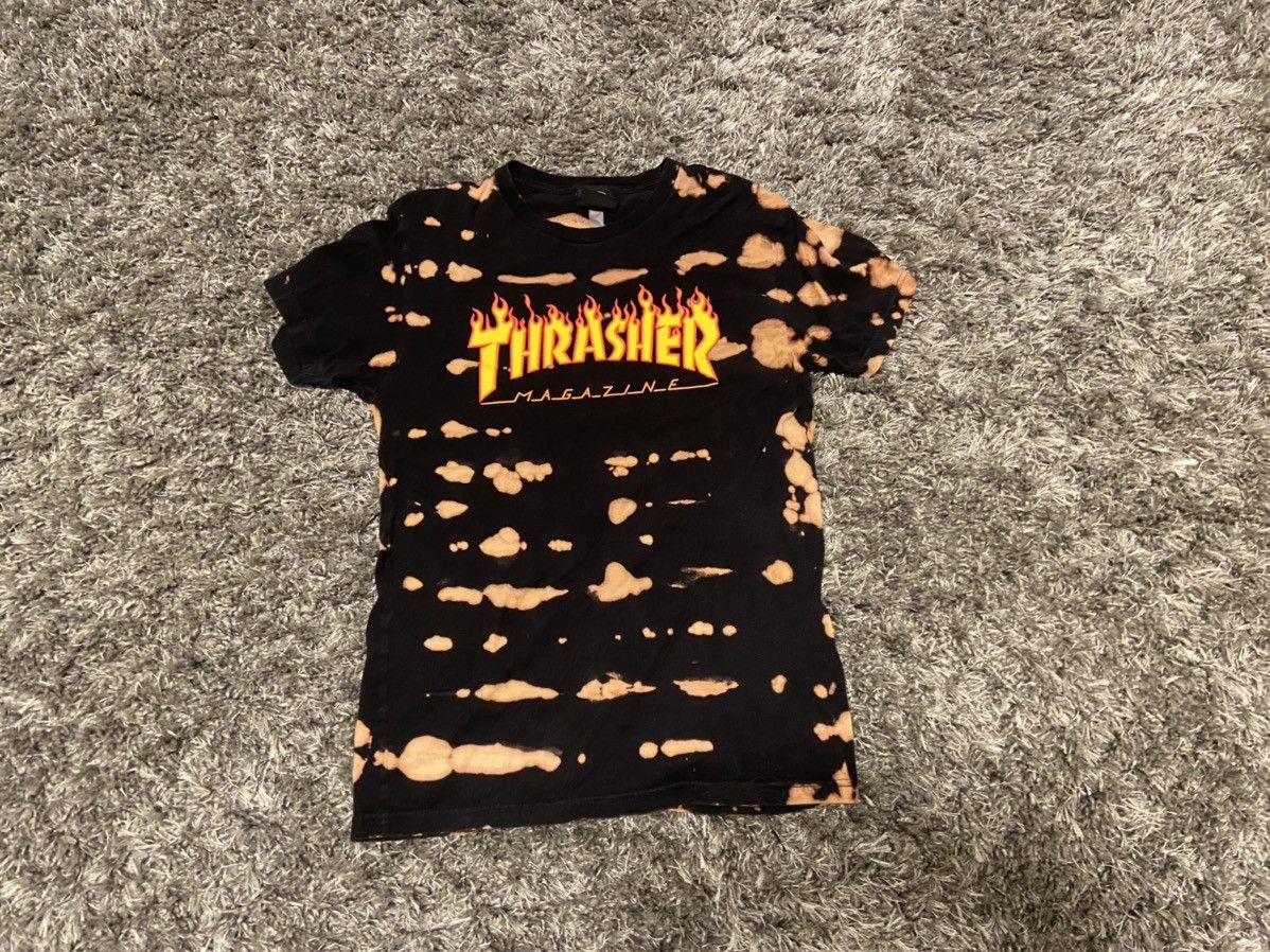 Bleached Thrasher Tee Hoodie, Sweatshirt | FlexRushtees.com