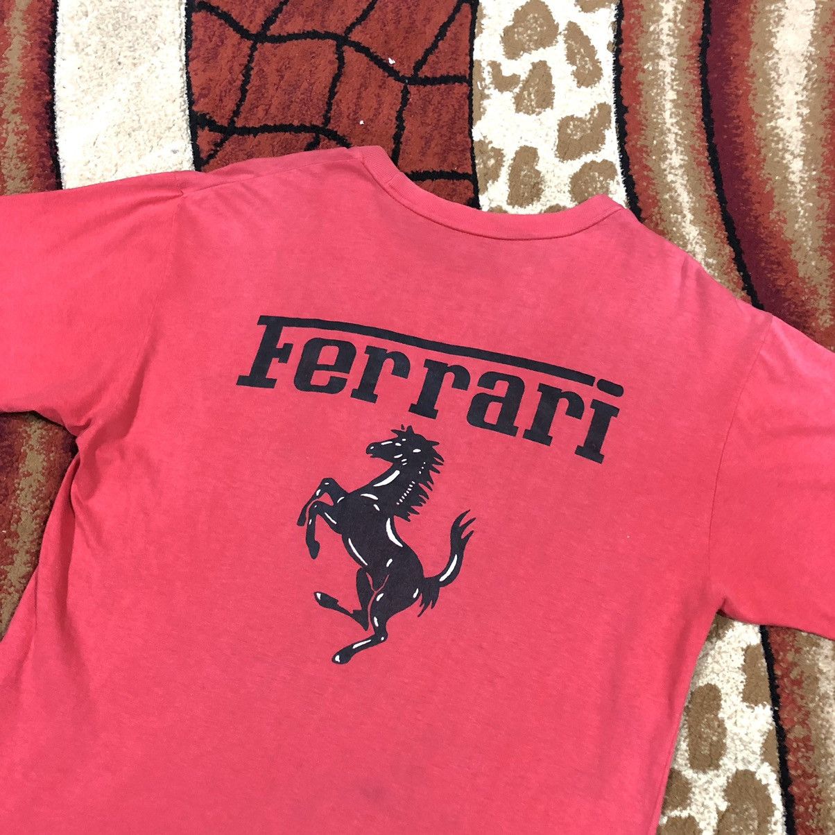 Vintage Thrashed Faded 90s Ferrari Rare T Shirt Hoodie, Sweatshirt | FlexRushtees.com