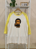 Bape Og 2005 Baby Milo Junk Foods Hamburger Raglan 3q Tee Hoodie, Sweatshirt | FlexRushtees.com