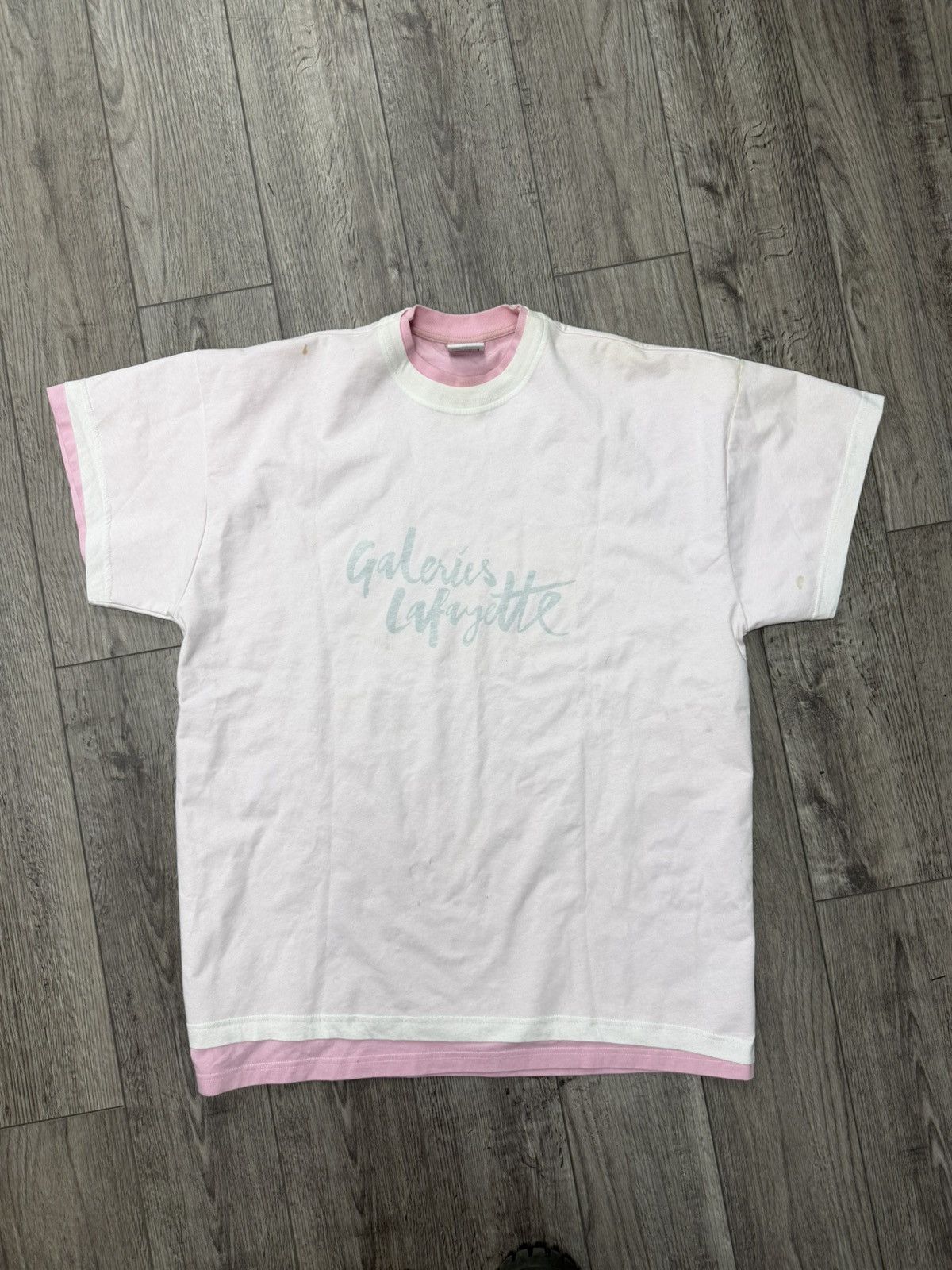 Galeries Lafayette Double Layer T Shirt Xs Hoodie, Sweatshirt | FlexRushtees.com