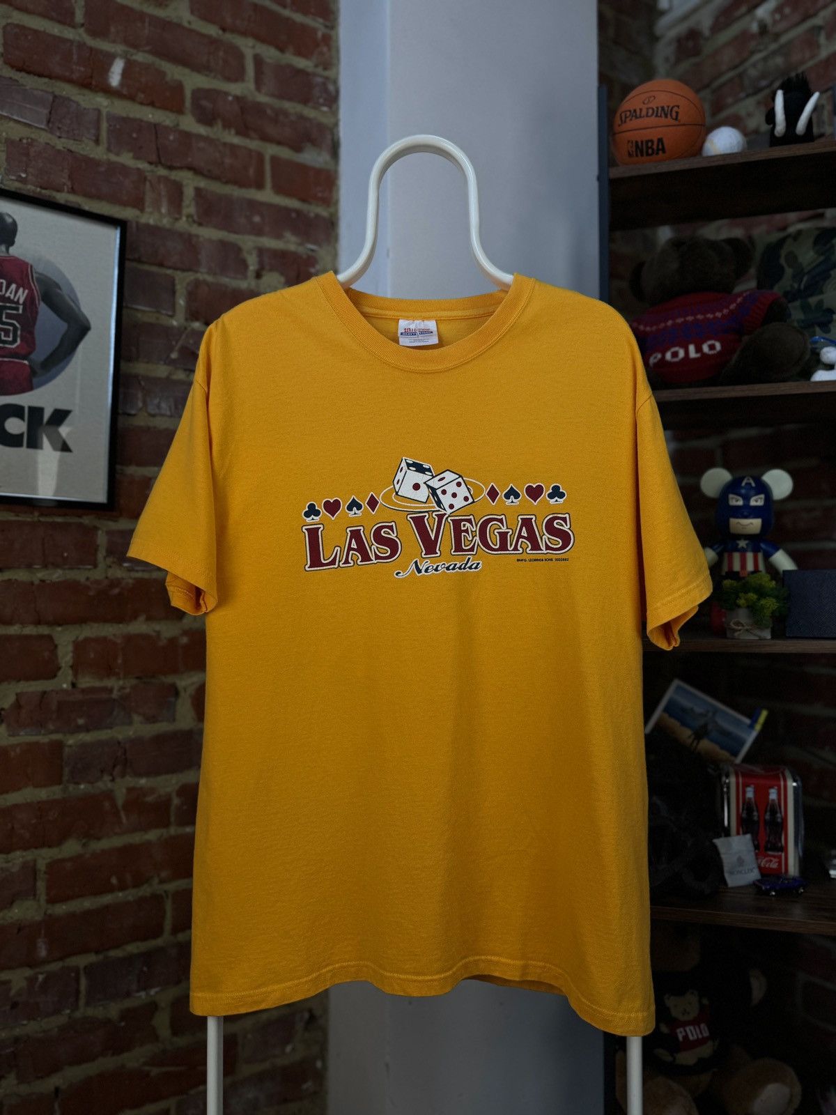 Vintage Las Vegas Nevada Hanes Vintage Yellow T Shirt