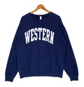 Vintage Jerzees Western University College Sweatshirt