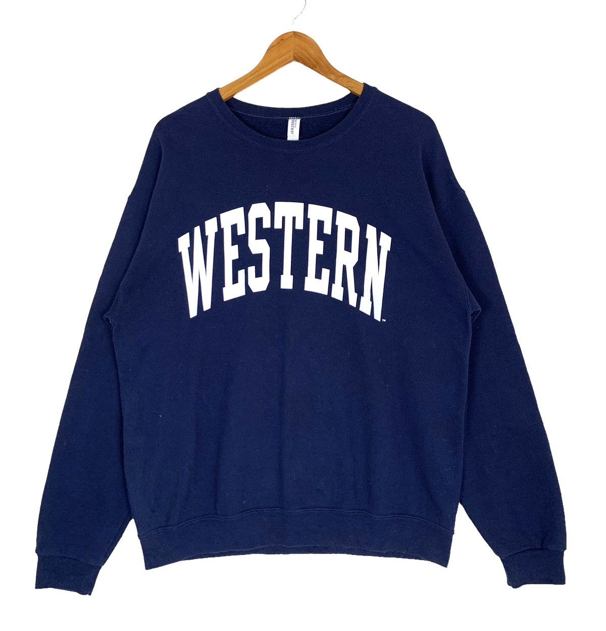 Vintage Jerzees Western University College Sweatshirt