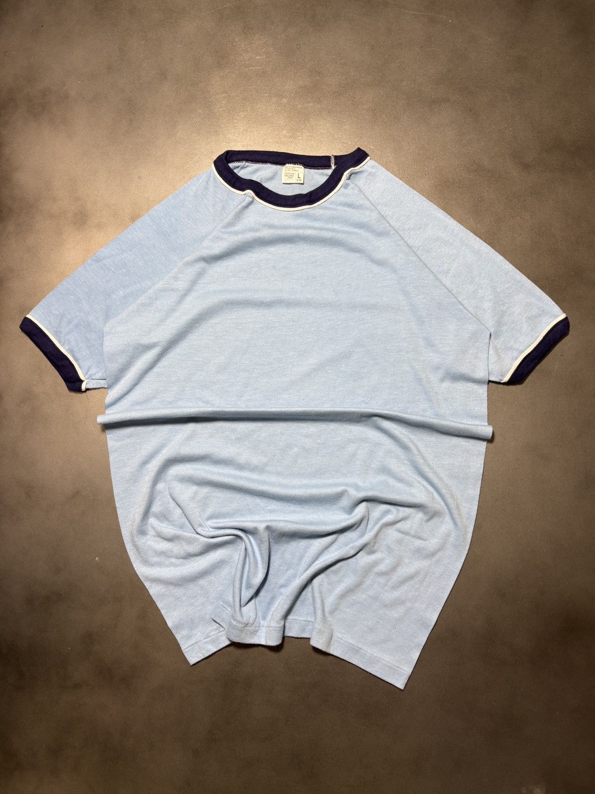 Jcpenney 1970s Ringer Tee 70s Vintage Jc Penney Raglan Blank Usa Baby