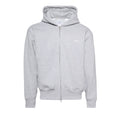 Rhude Classique Full Zip Hoodie Heather Grey