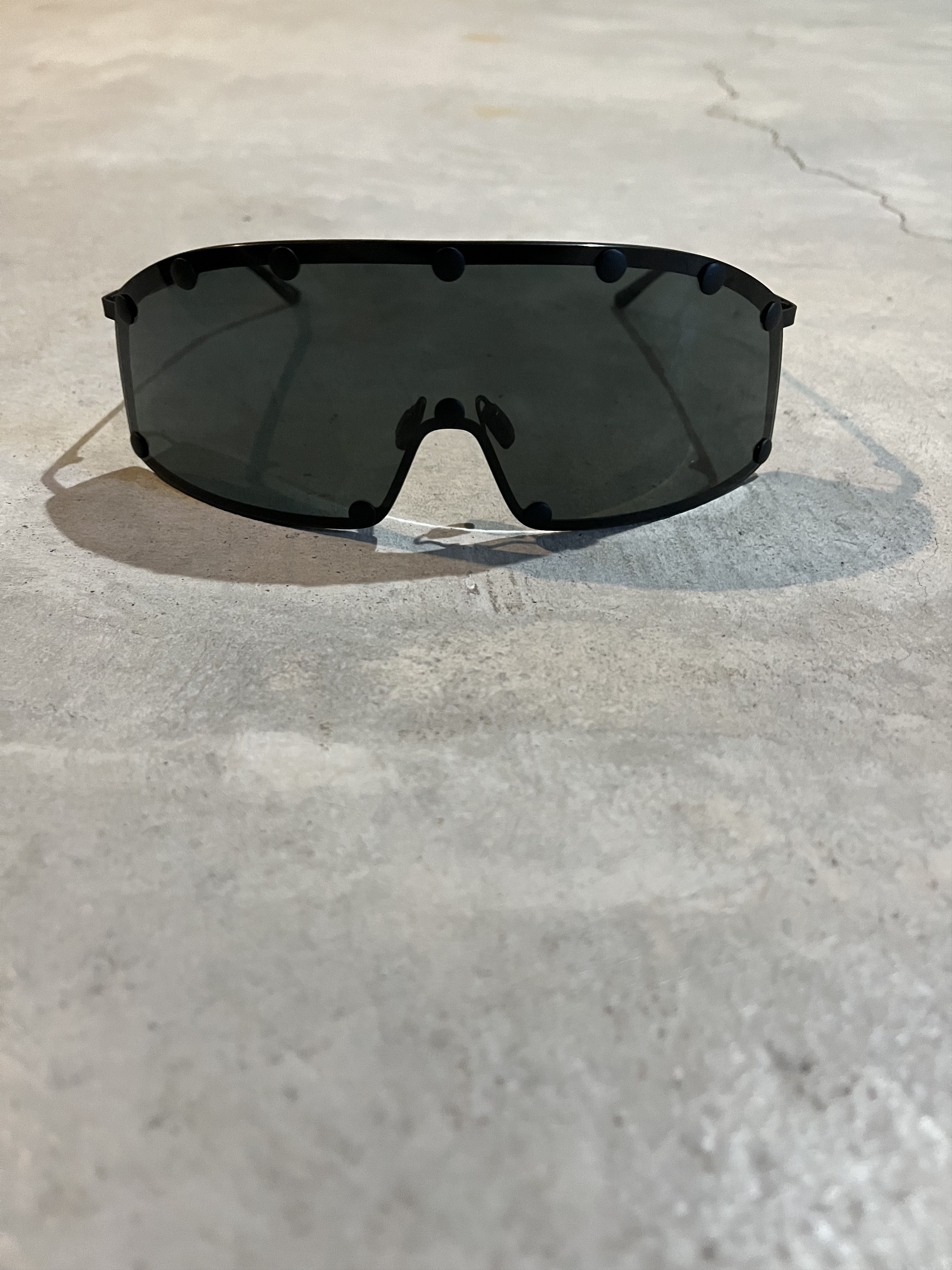 Rick Owens Gun Metal Shields