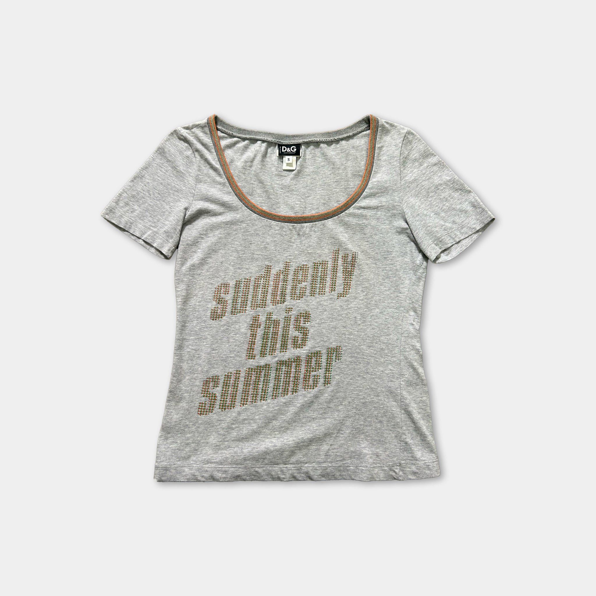 Gabbana Dolce Gabbana Suddenly This Summer Graphic Tee Hoodie, Sweatshirt | FlexRushtees.com